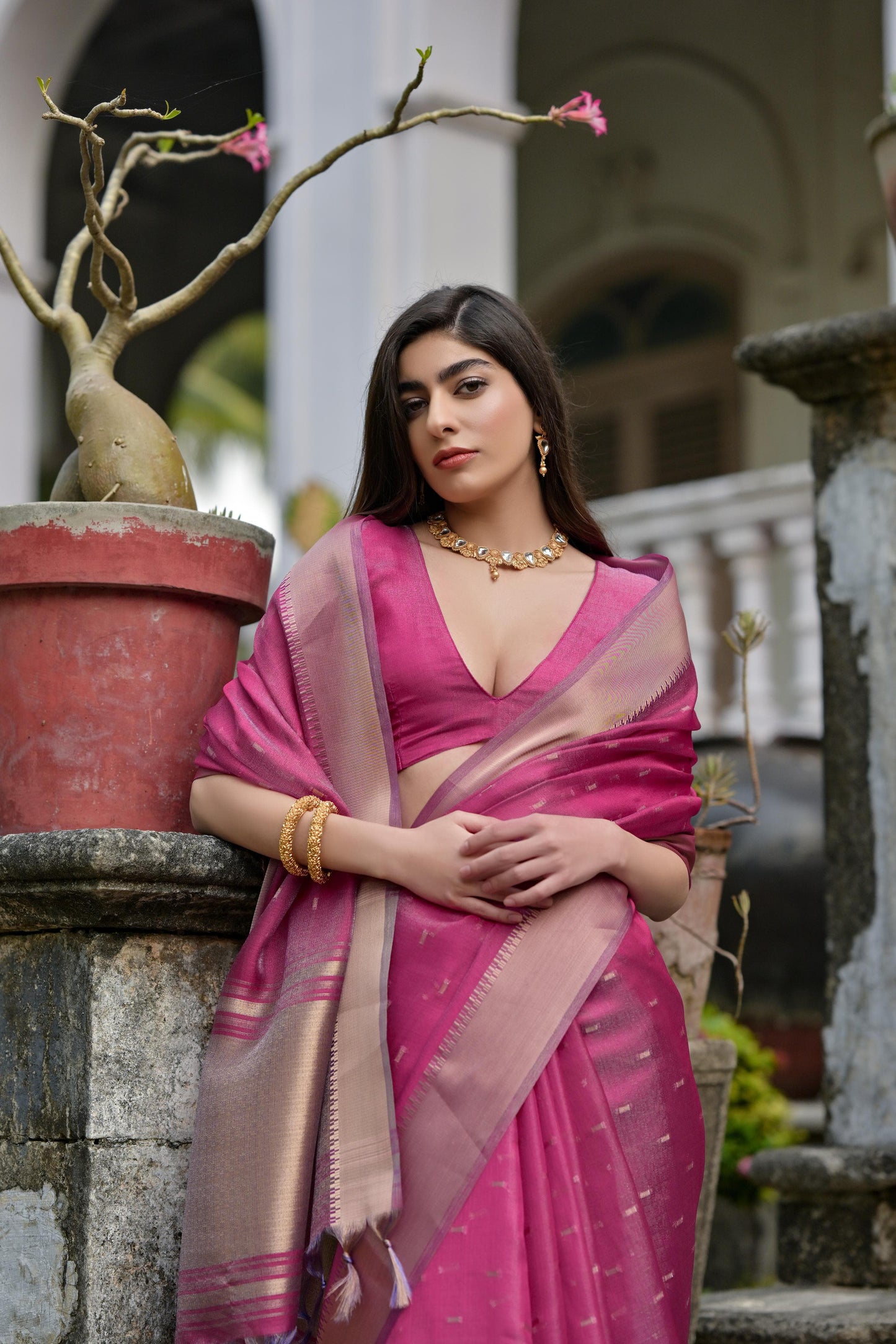 Premium Soft Silk Saree with Zari Weaving