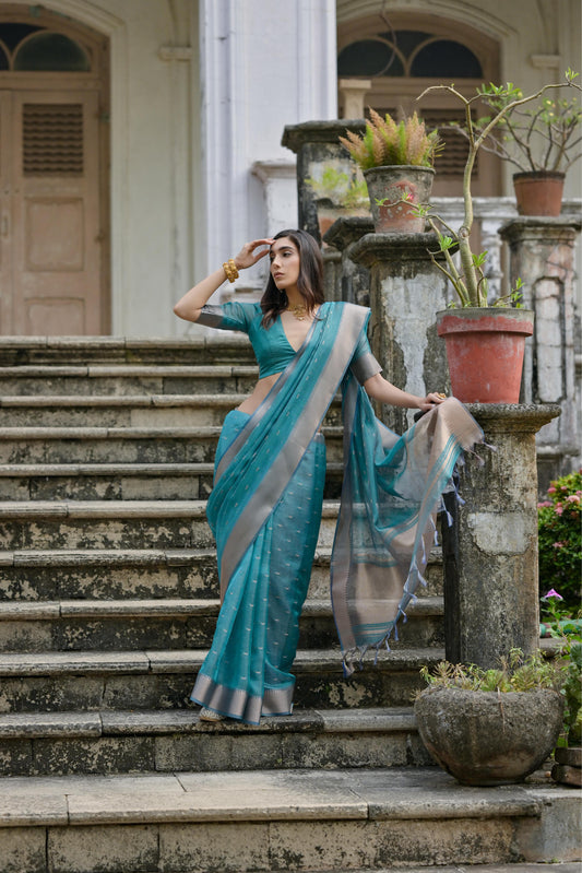 Premium Soft Silk Saree with Zari Weaving