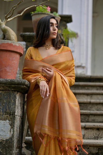 Premium Soft Silk Saree with Zari Weaving