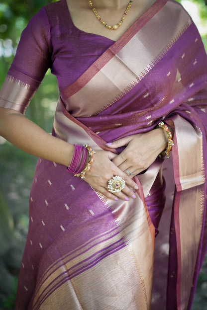 Premium Soft Silk Saree with Zari Weaving