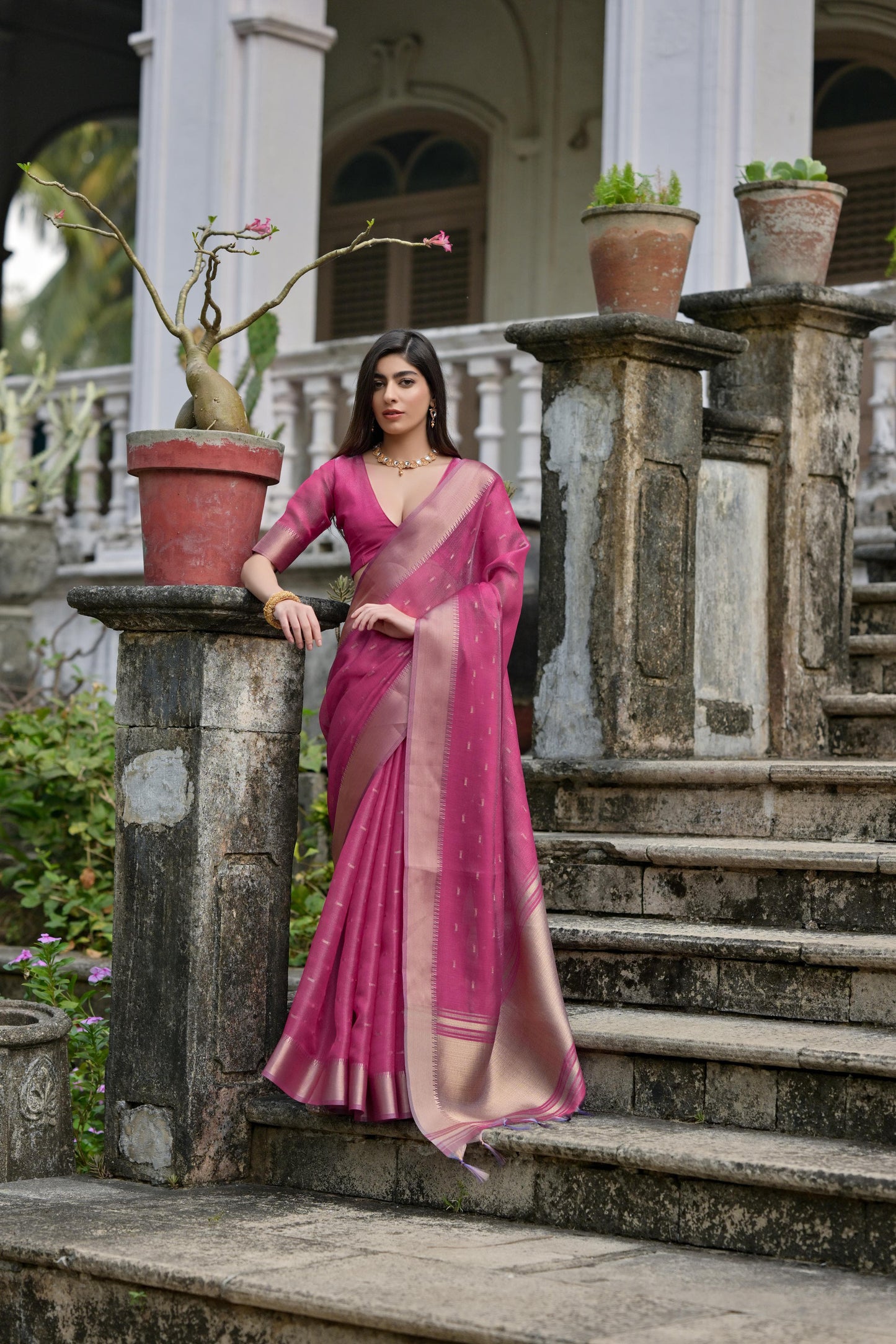 Premium Soft Silk Saree with Zari Weaving