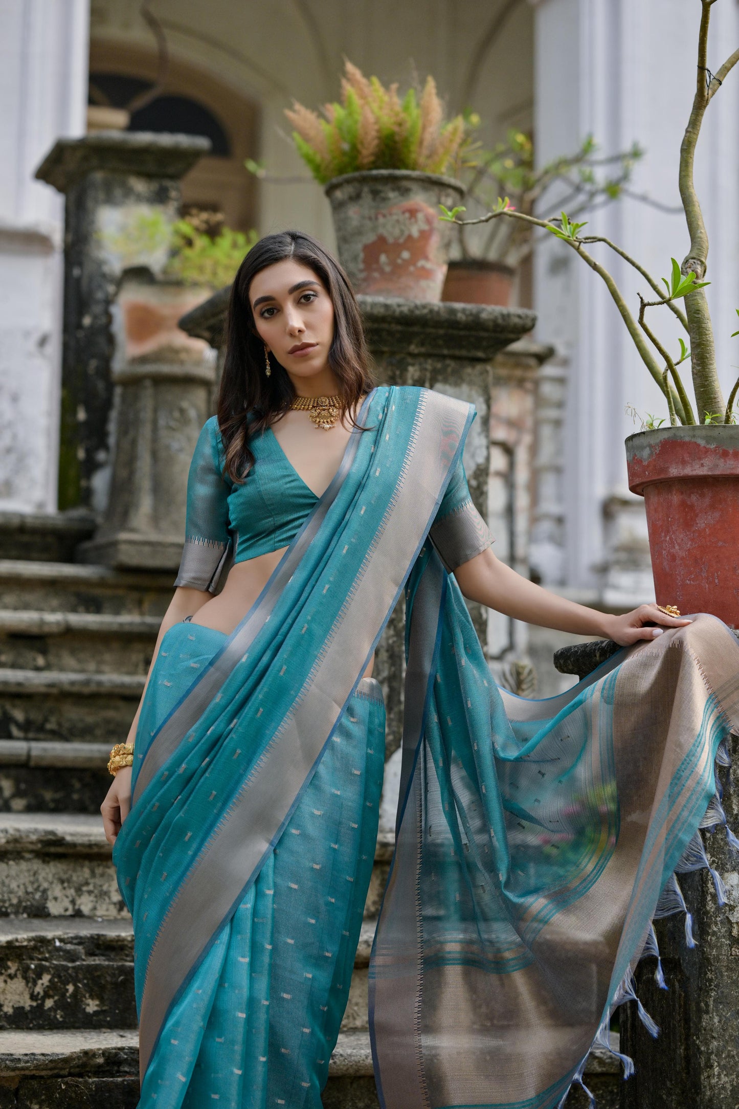 Premium Soft Silk Saree with Zari Weaving