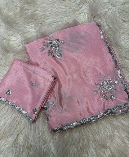 Chinnon Silver Butta Magic – Elegant Party Wear Saree