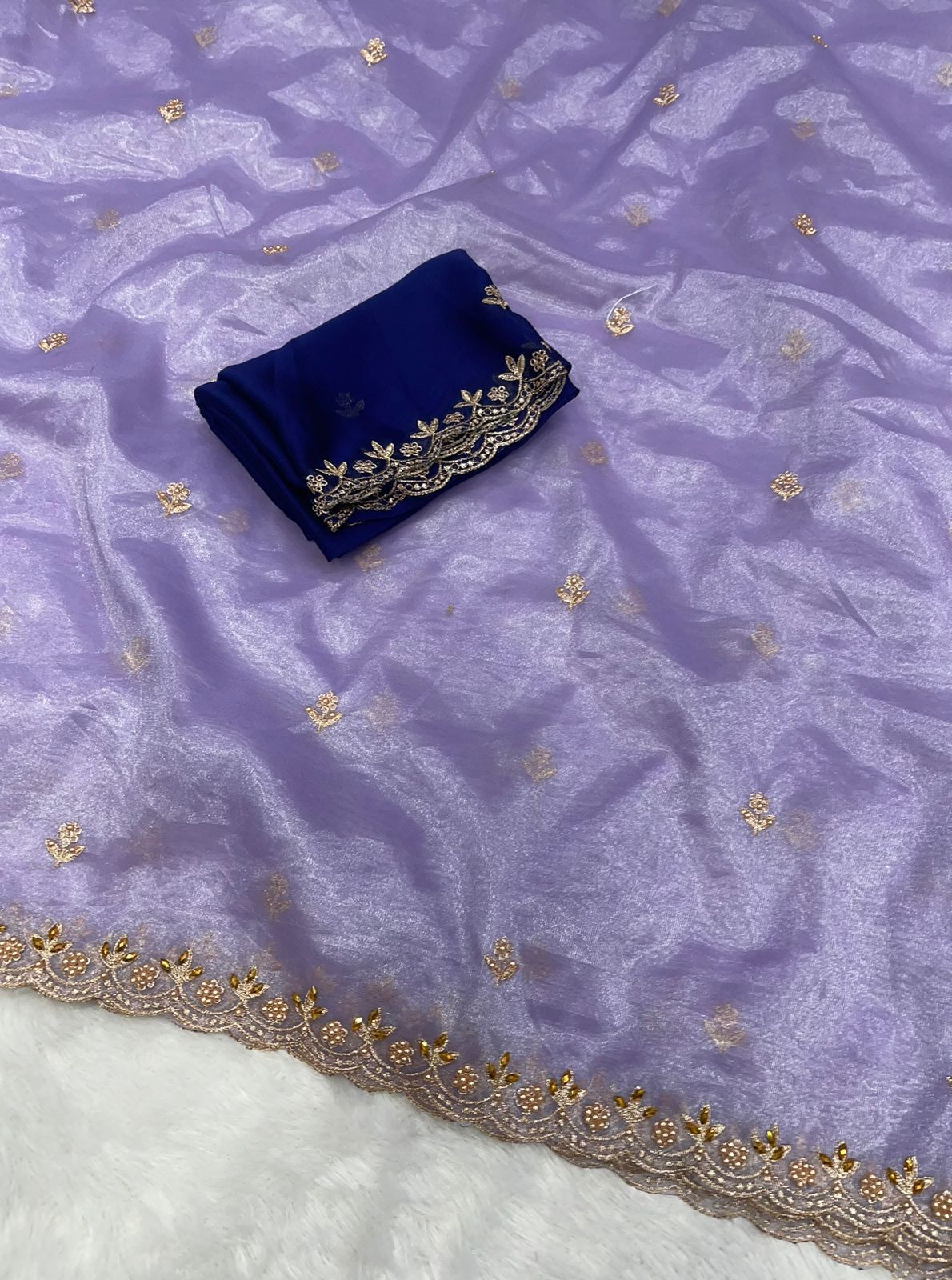 Tali Net – Elegant Handwork Organza Saree