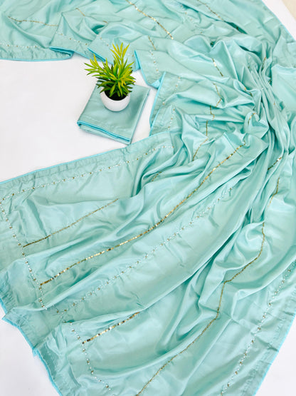Grace in Every Thread – Handcrafted Semi Pure Silk Saree