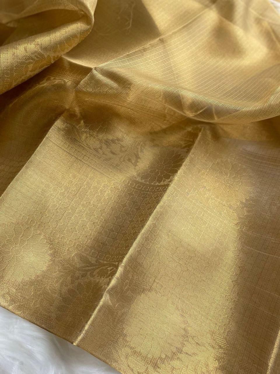 Noor – Soft Kota Tissue Silk Saree with Jacquard Work
